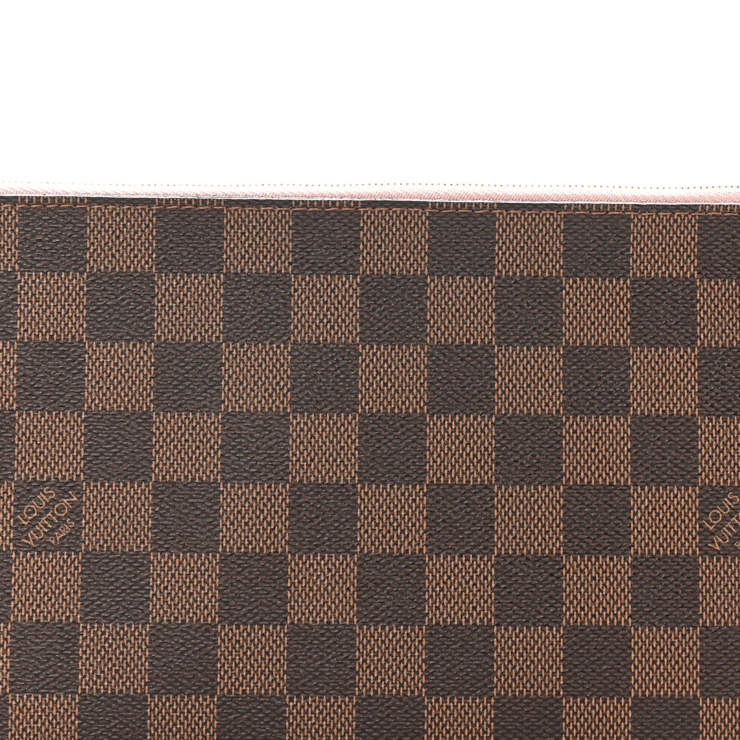 Damier Ebene Neverfull MM GM Pochette Rose Ballerine