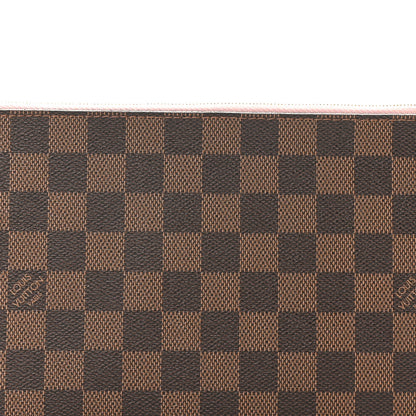 Louis Vuitton Damier Ebene Neverfull MM GM Pochette Rose Ballerine 7 of 7