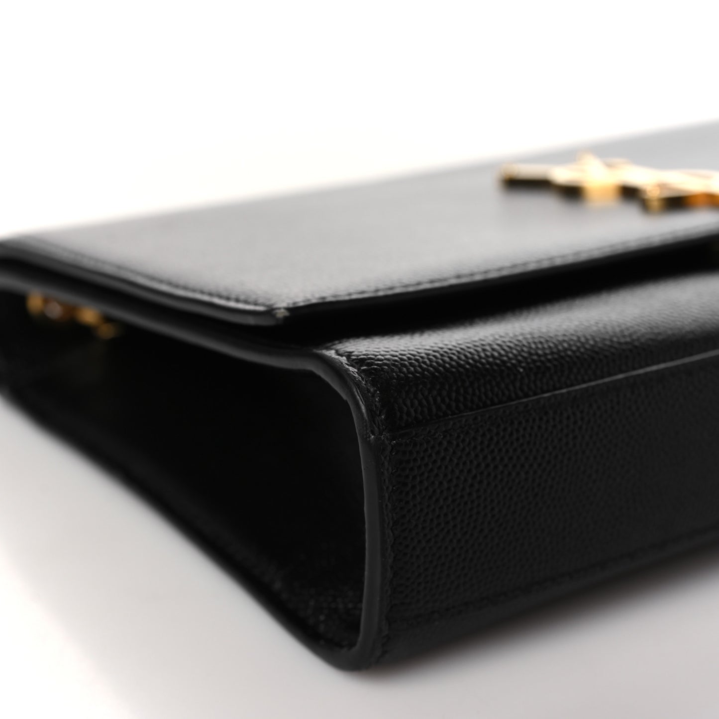 Grain De Poudre Medium Classic Monogram Kate Satchel Black