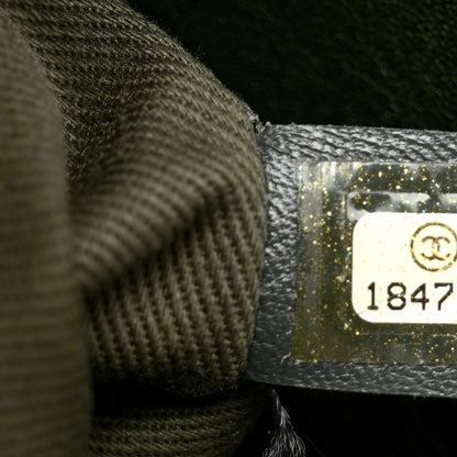 Chanel Calfskin Flap Bag Dark Green 7 of 11