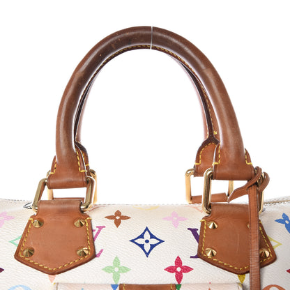 Louis Vuitton Monogram Multicolor Speedy 30 White 9 of 19
