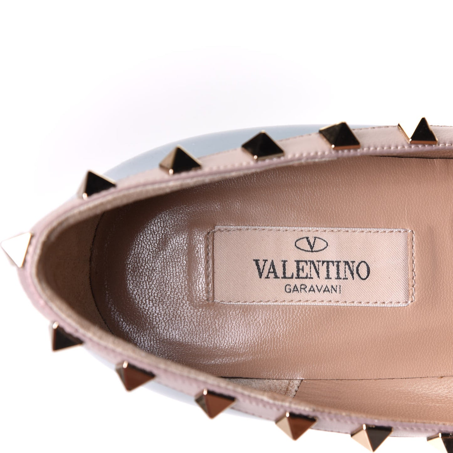 Patent Rockstud 85mm Pumps 40 Grey Sky Poudre