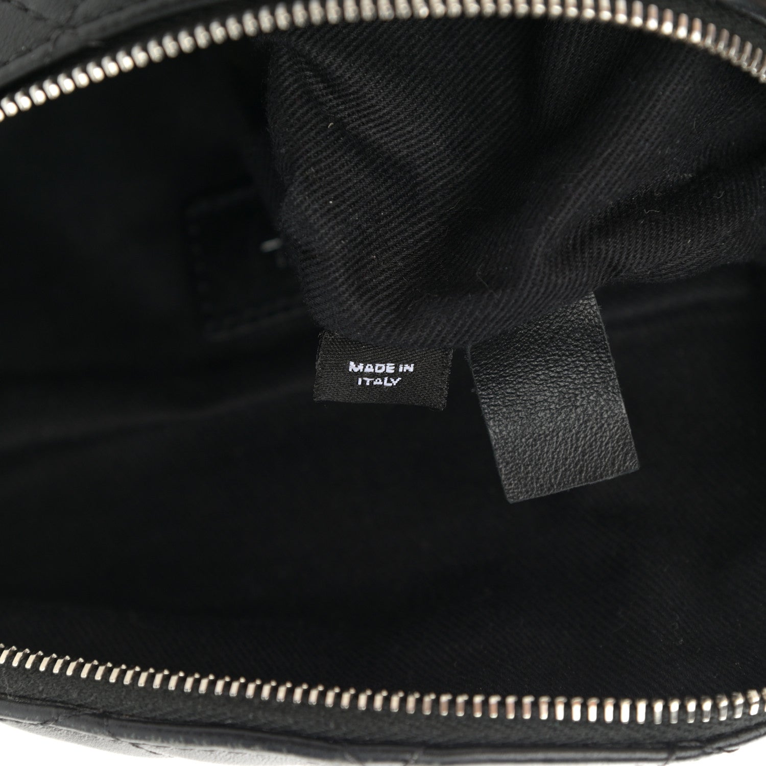 Chanel Lambskin Quilted Waist Belt Bag Black 7 of 11