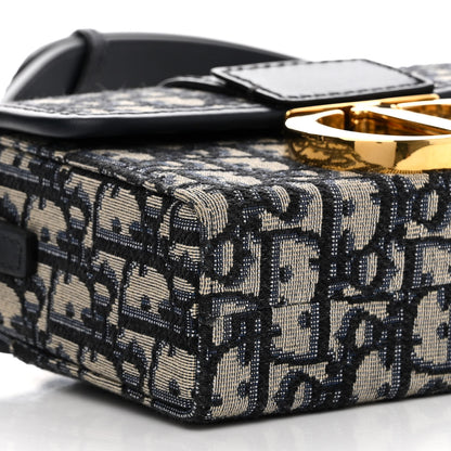 Christian Dior Oblique 30 Montaigne Box Bag Blue 8 of 9