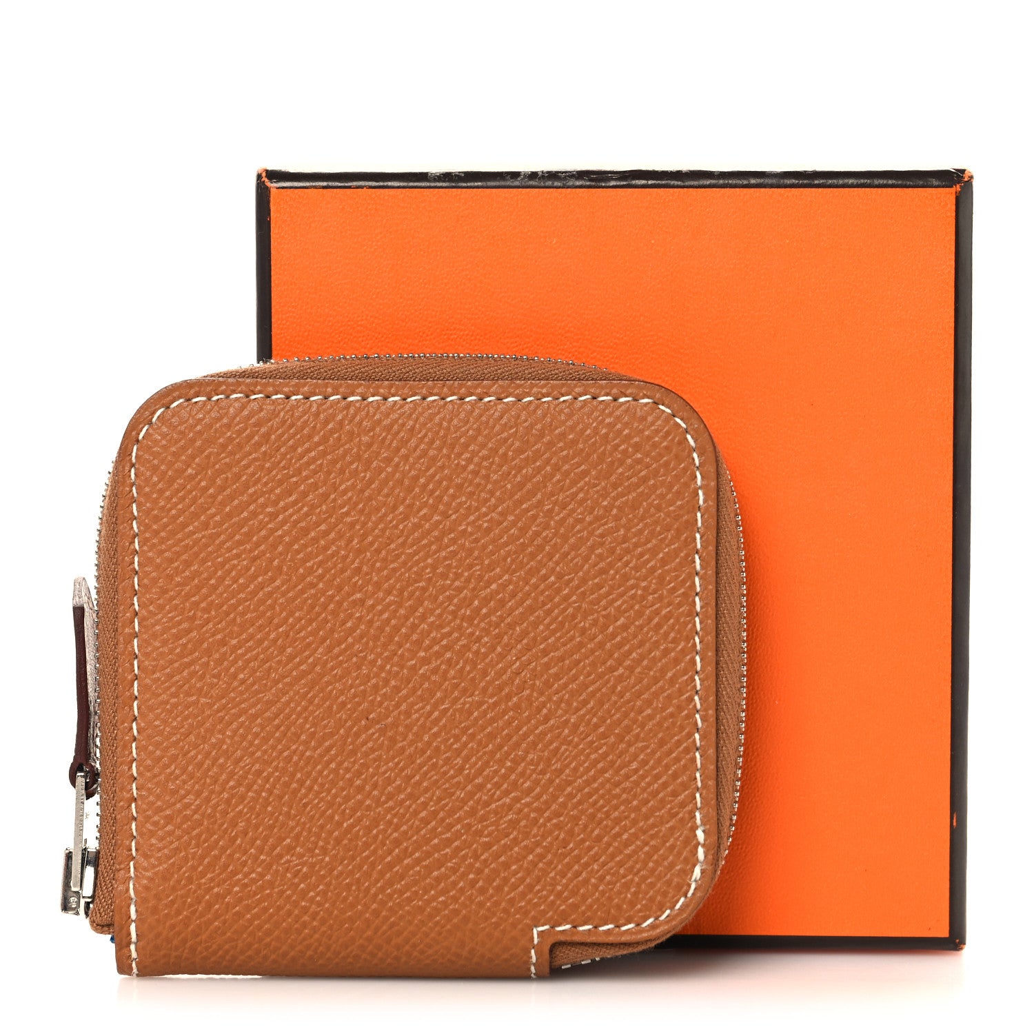 Hermes Epsom Silk'in Coin Purse Gold 8 of 8