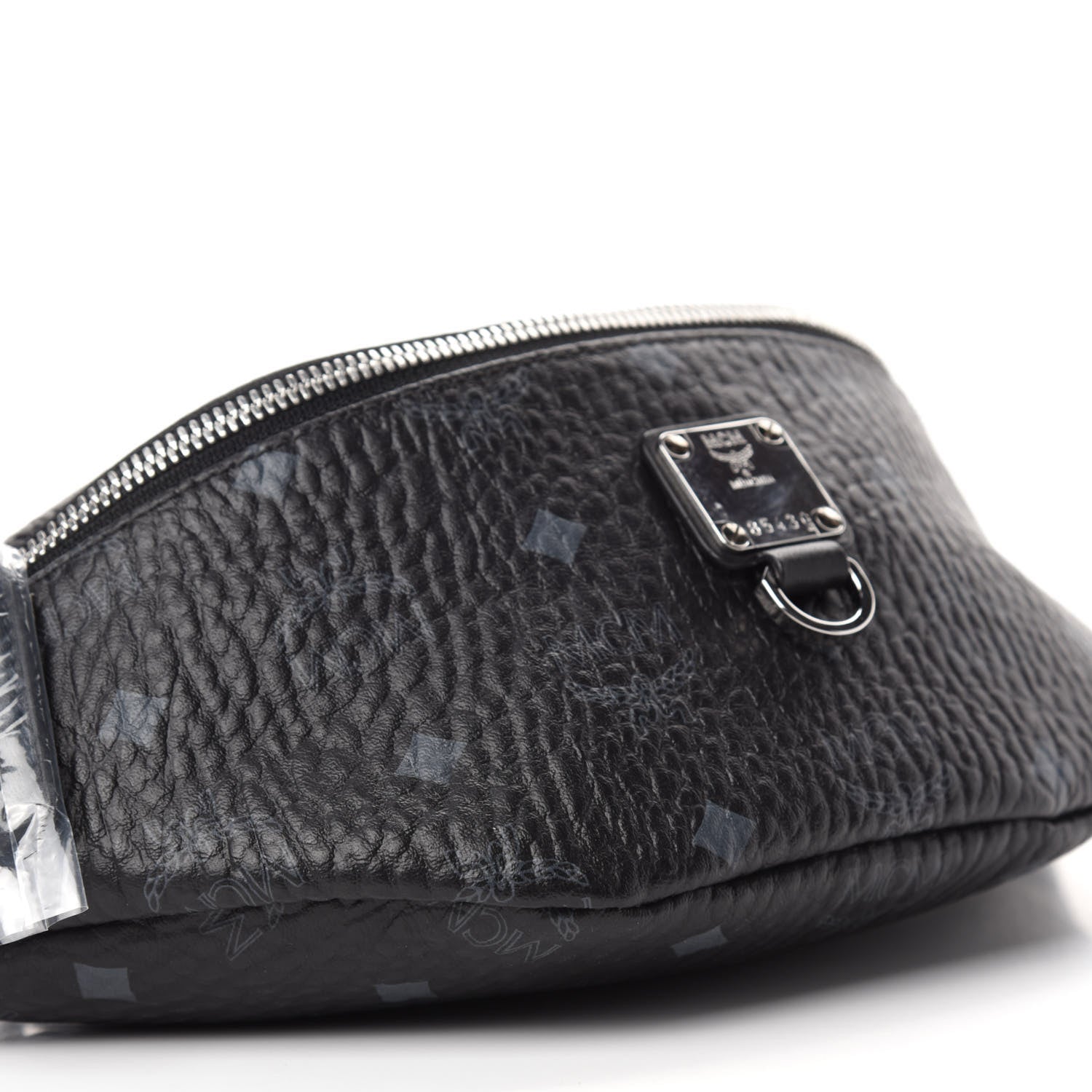 MCM Visetos Small Stark Belt Bag Black 6 of 10