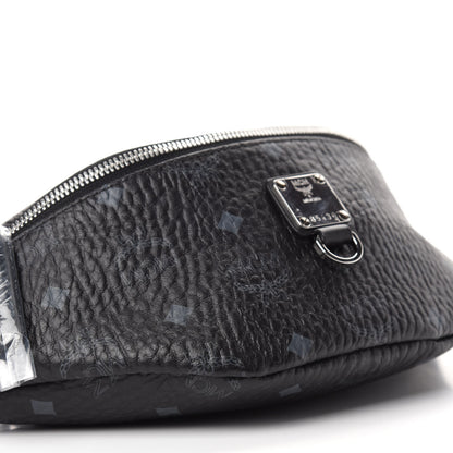 MCM Visetos Small Stark Belt Bag Black 6 of 10