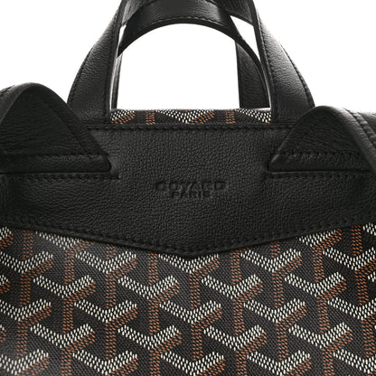 Goyard Goyardine Calfskin Cisalpin MM Backpack Black 7 of 10