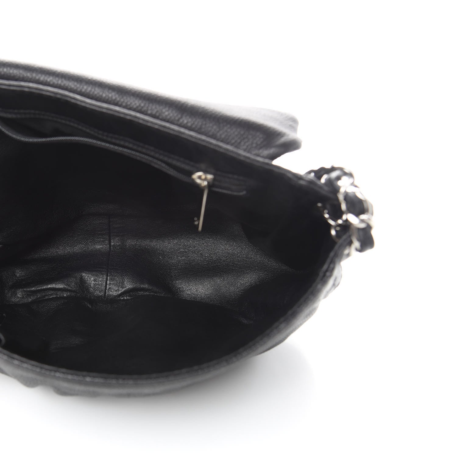 Chanel Caviar Half Moon Large Flap Black 5 of 11