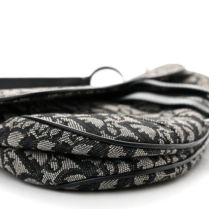 Christian Dior Monogram Saddle Bag Black 9 of 17