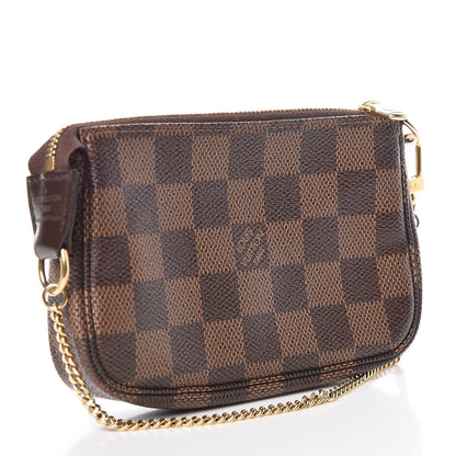 Louis Vuitton Damier Ebene Mini Pochette Accessories 3 of 10