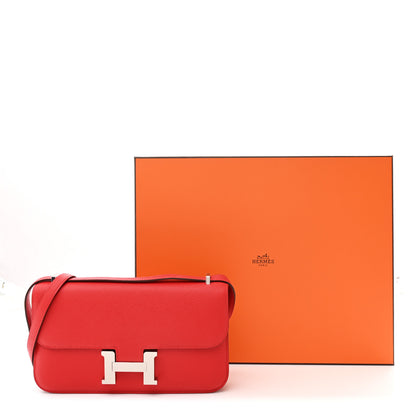 Hermes Epsom Constance Elan 25 Rouge Radieux 12 of 12