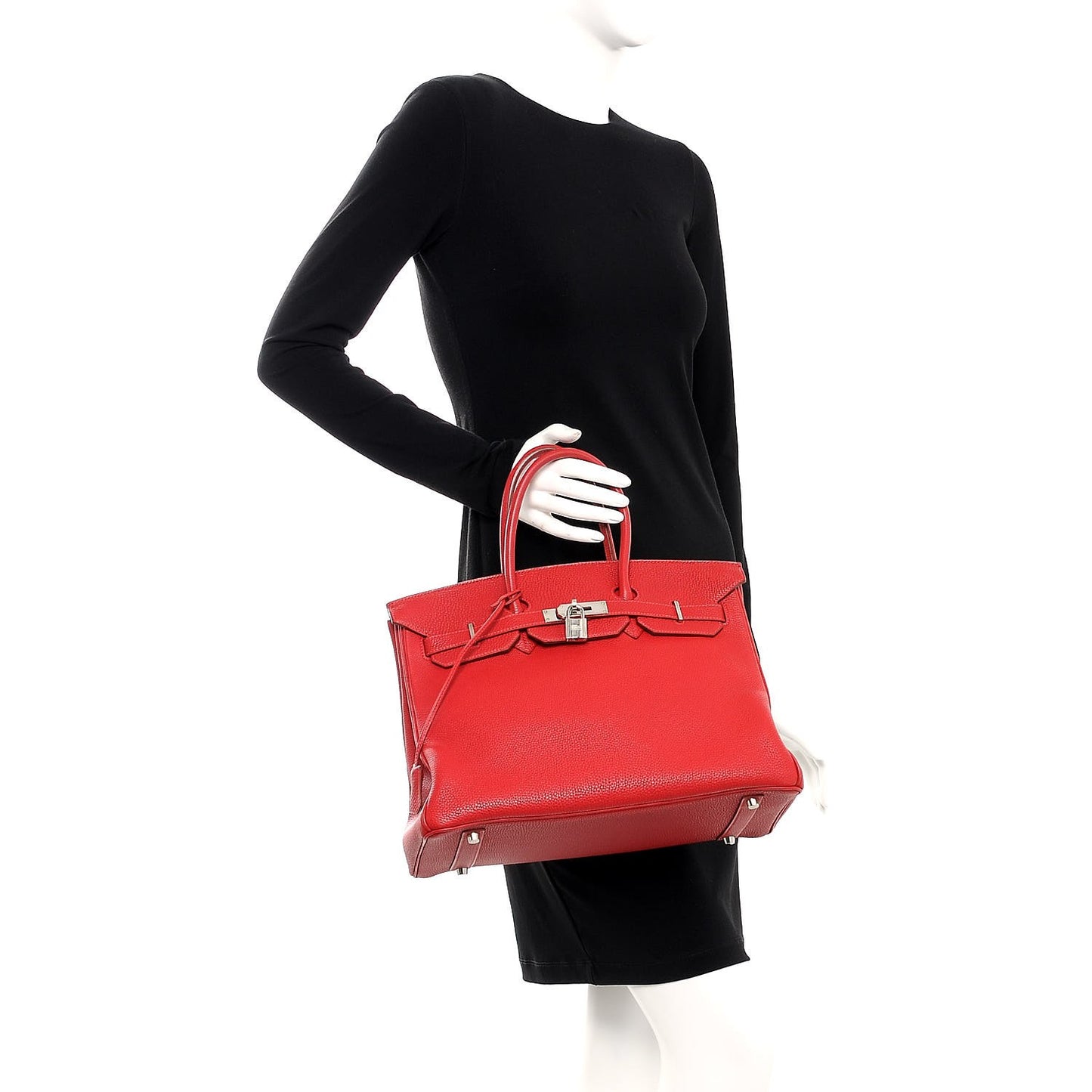 Togo Birkin 35 Rouge Casaque