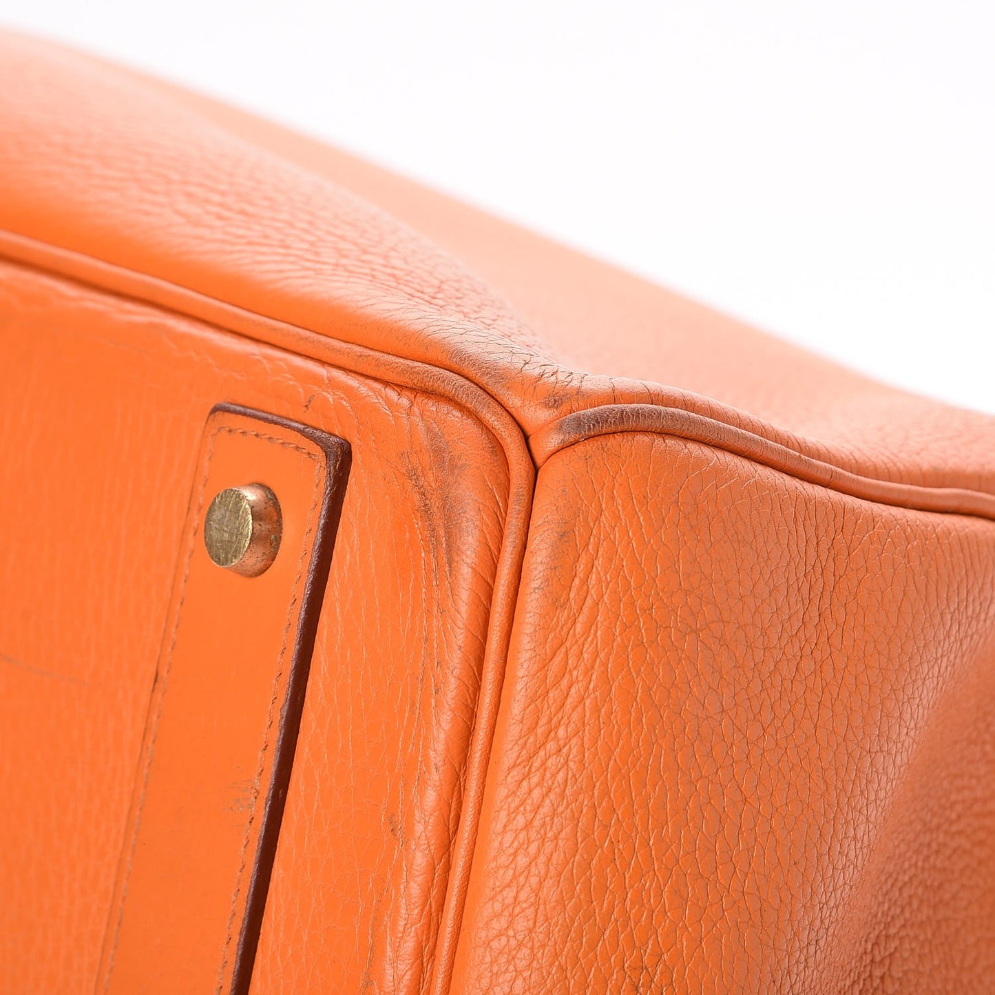 Taurillon Clemence HAC Birkin 40 Orange