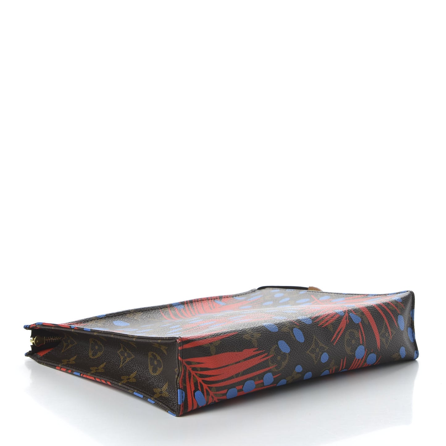 Monogram Jungle Dots Toiletry Pouch 26 Coquelicot Denim