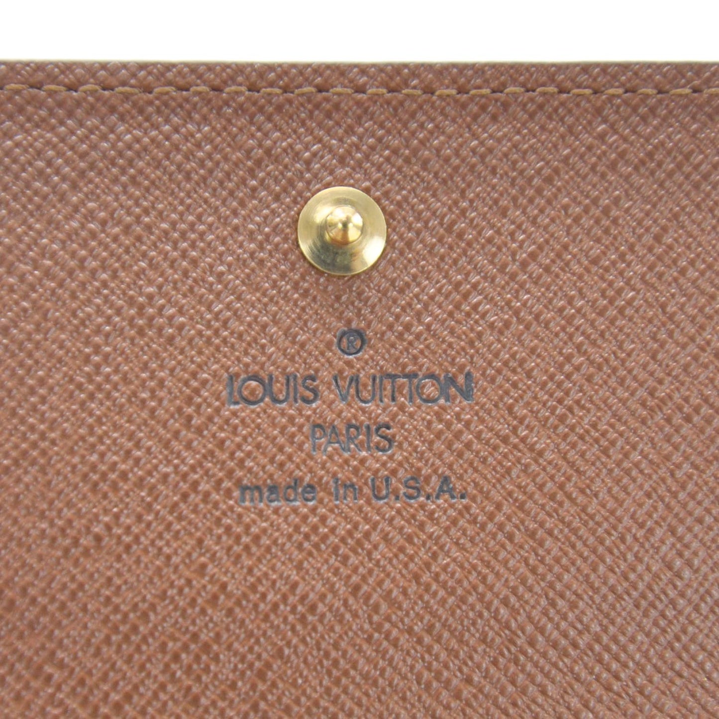 Monogram Porte-Monnaie Billets Cartes Credit Wallet