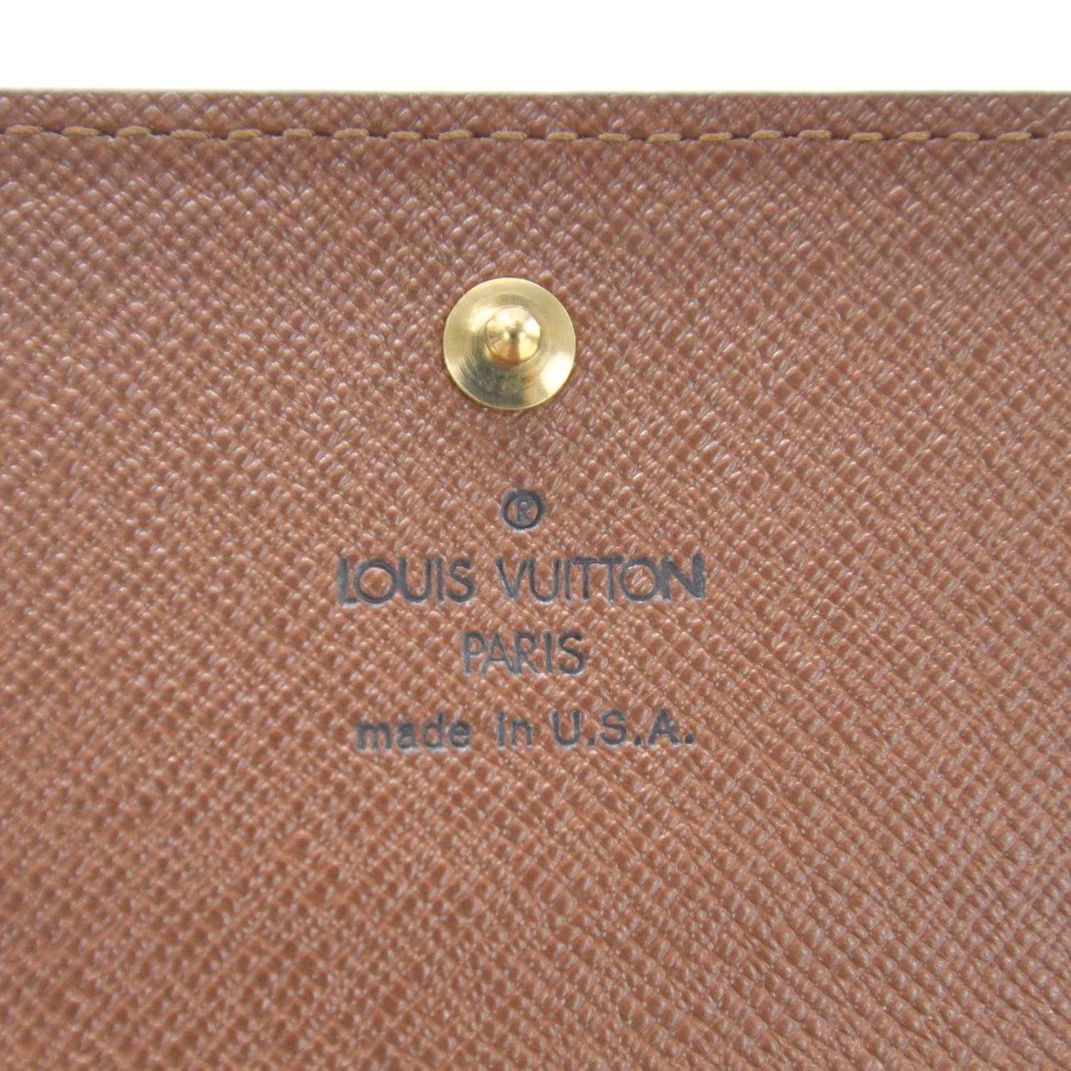 Louis Vuitton Monogram Porte-Monnaie Billets Cartes Credit Wallet 7 of 8