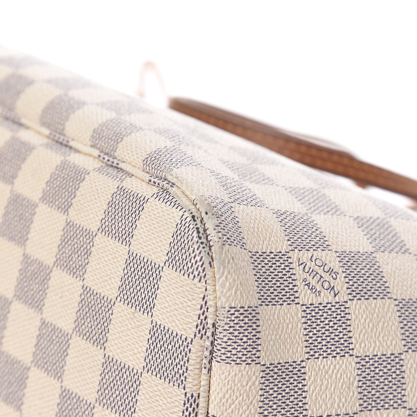 Damier Azur Neo Neverfull MM Rose Ballerine