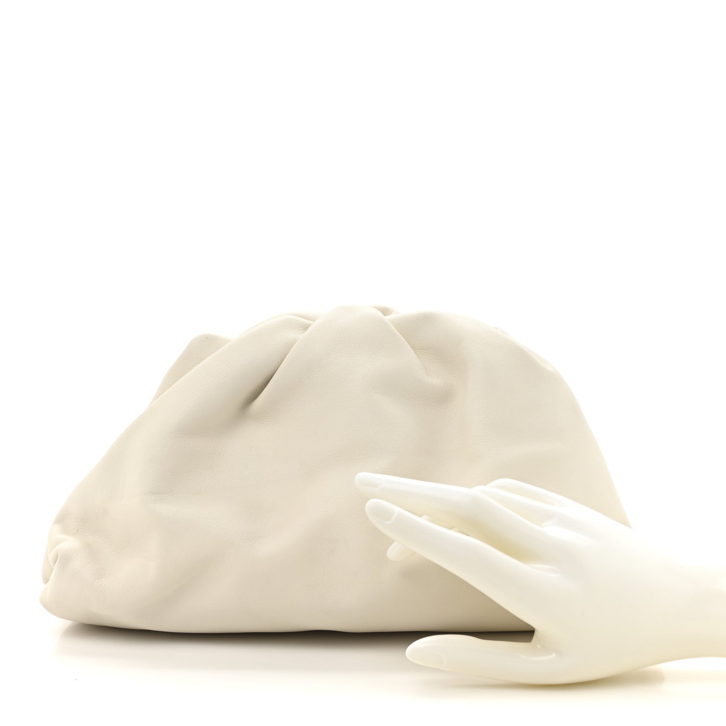 Calfskin Teen Pouch White