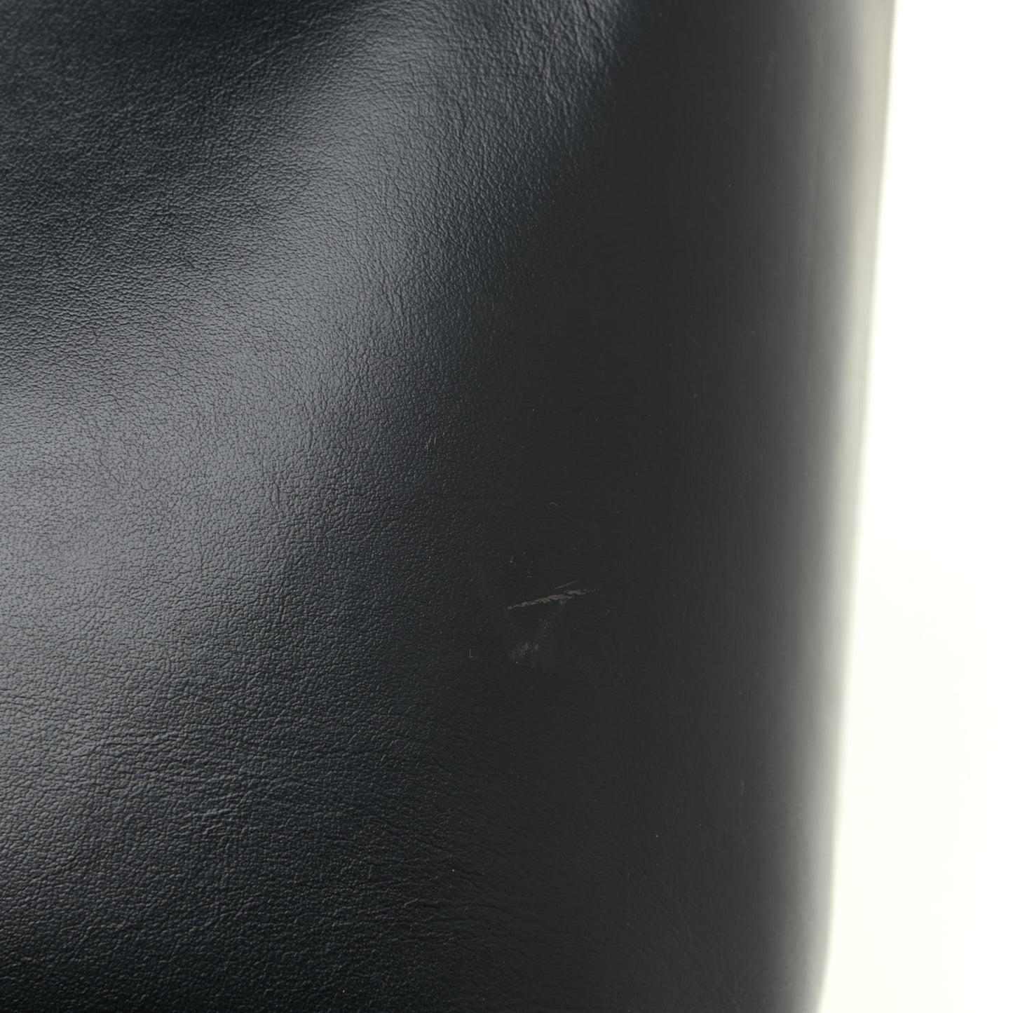 Soft Grain Calfskin Small Belt Bag Black Tan