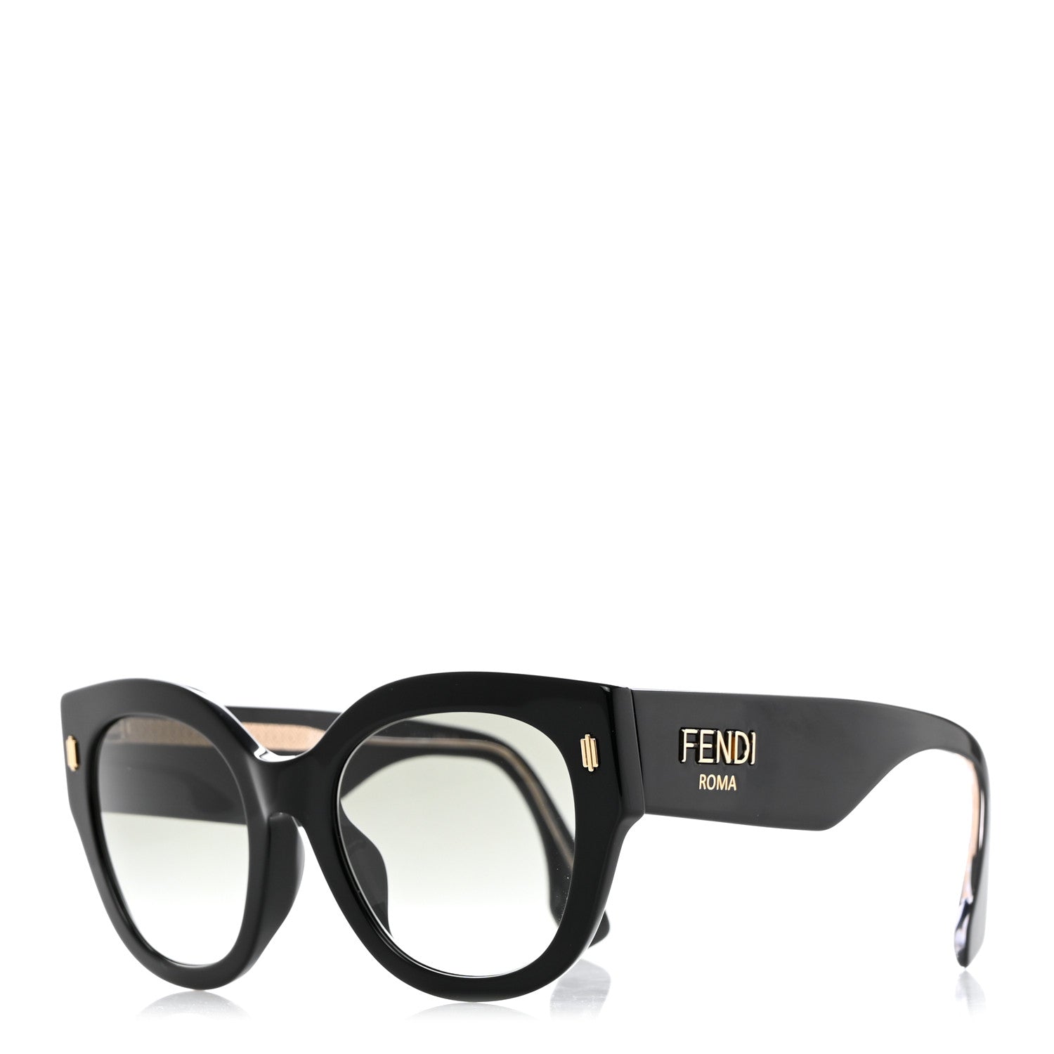 Fendi Acetate Cat Eye Sunglasses FF0452 Black 1 of 6