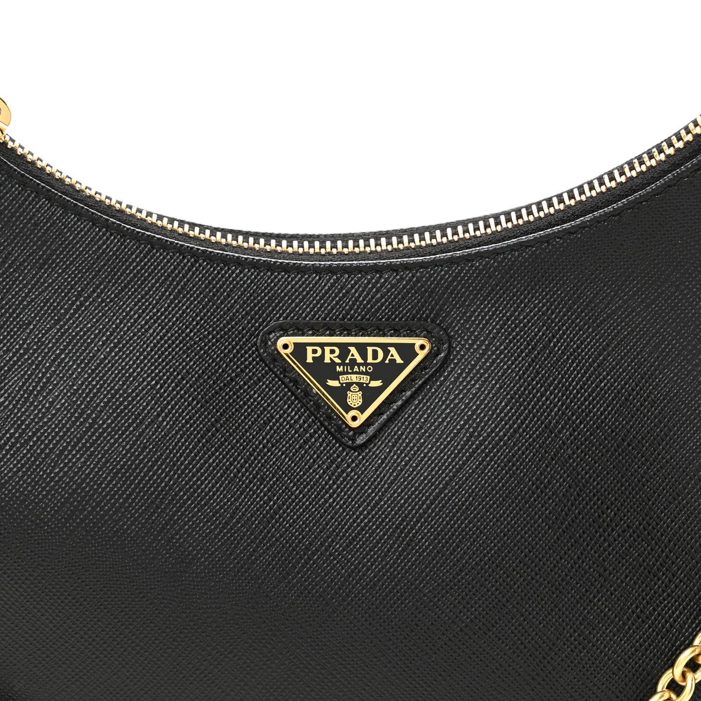 Saffiano Lux Re-Edition 2005 Shoulder Bag Black