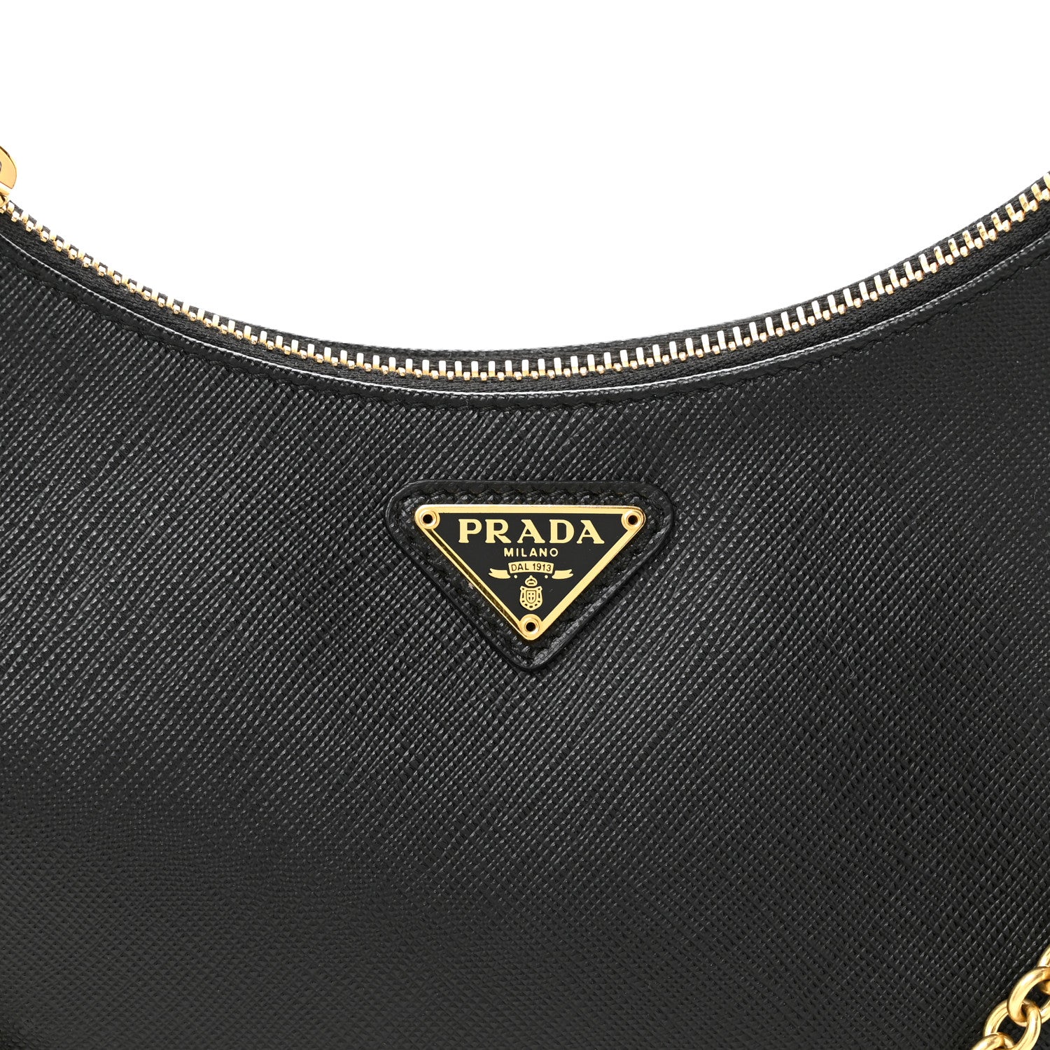 Prada Saffiano Lux Re-Edition 2005 Shoulder Bag Black 8 of 10