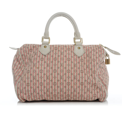 Louis Vuitton Mini Lin Croisette Speedy 30 Rouge 1 of 6