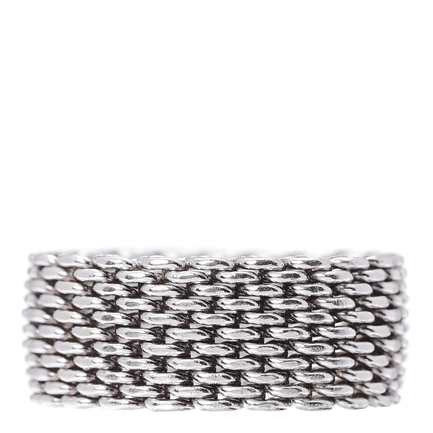Sterling Silver Somerset Mesh Ring 58 8.5