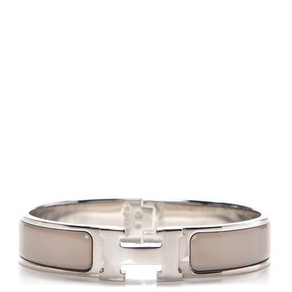 Hermes Enamel Narrow Clic Clac H Bracelet PM Marron Glace 1 of 5