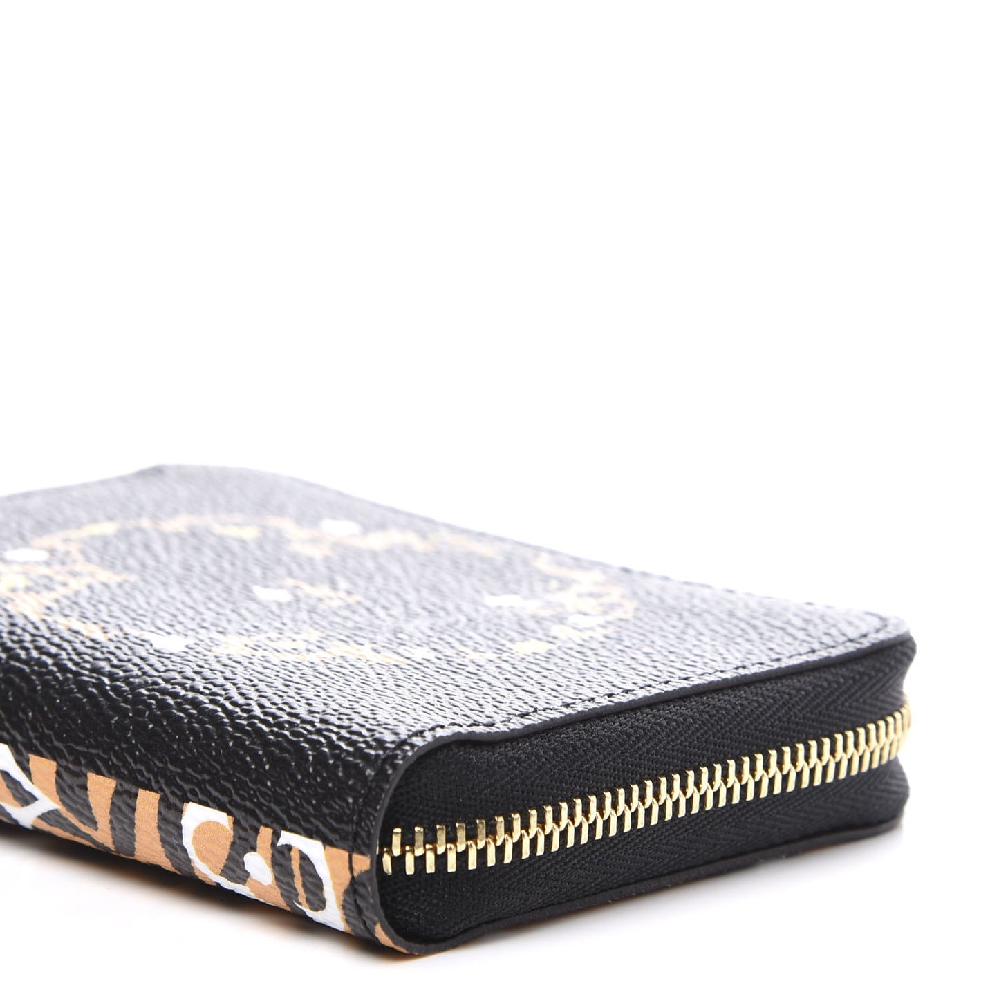 Monogram Giant Jungle Zippy Coin Purse Black