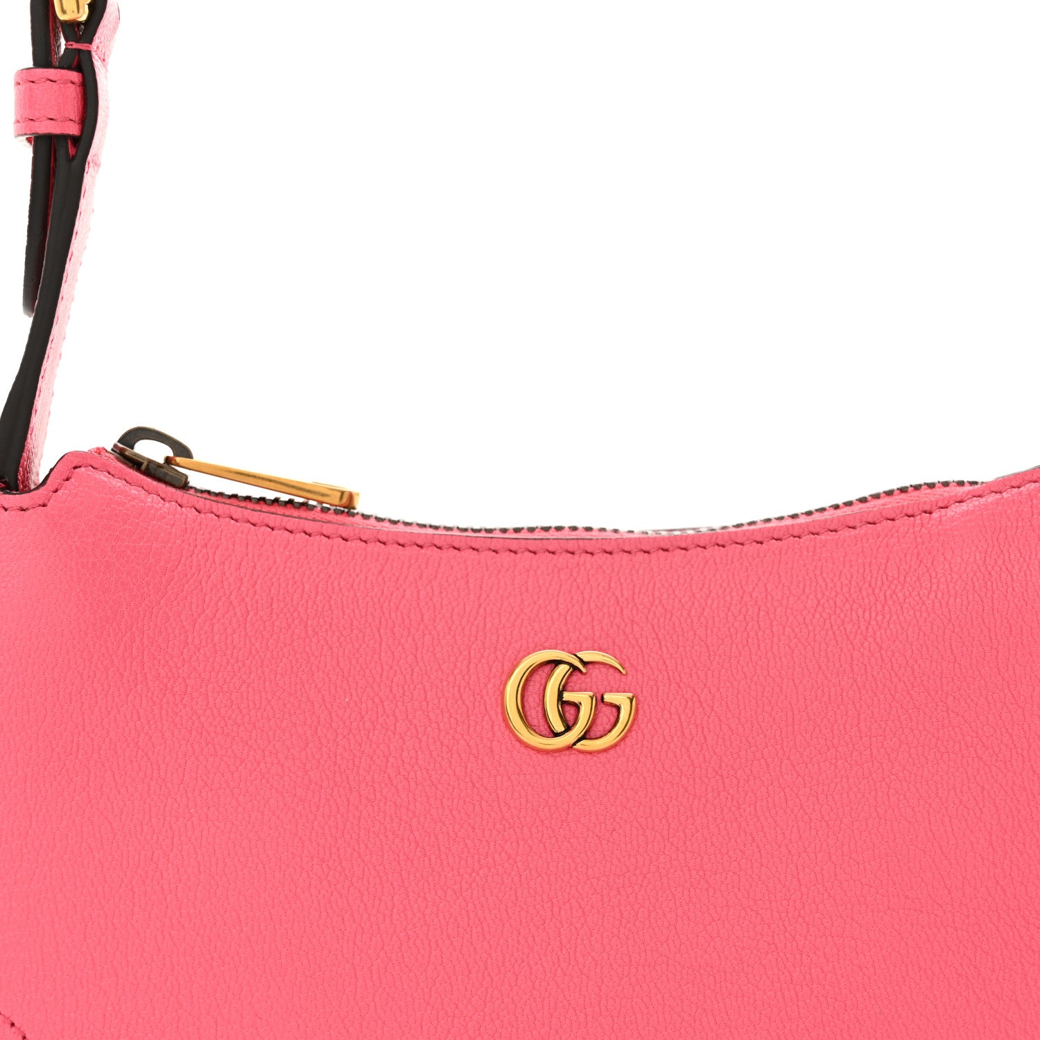 Gucci Goatskin Mini Aphrodite Shoulder Bag Rhodamine Pink 8 of 10