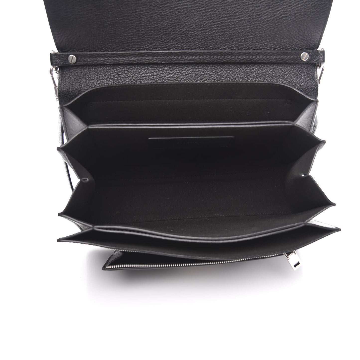 Sugar Goatskin Medium GV3 Shoulder Bag Black