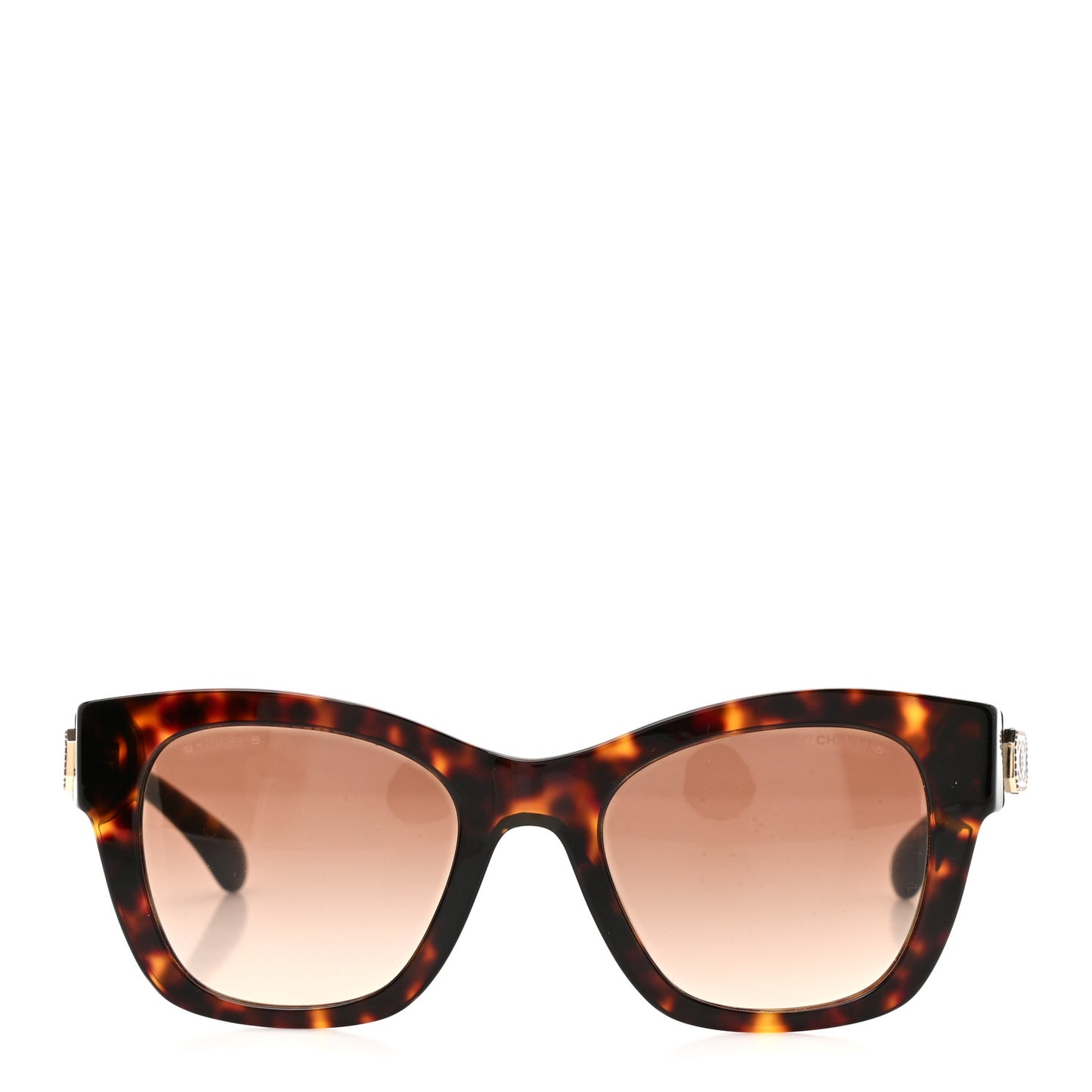 Acetate Square CC Sunglasses 5478 Tortoise