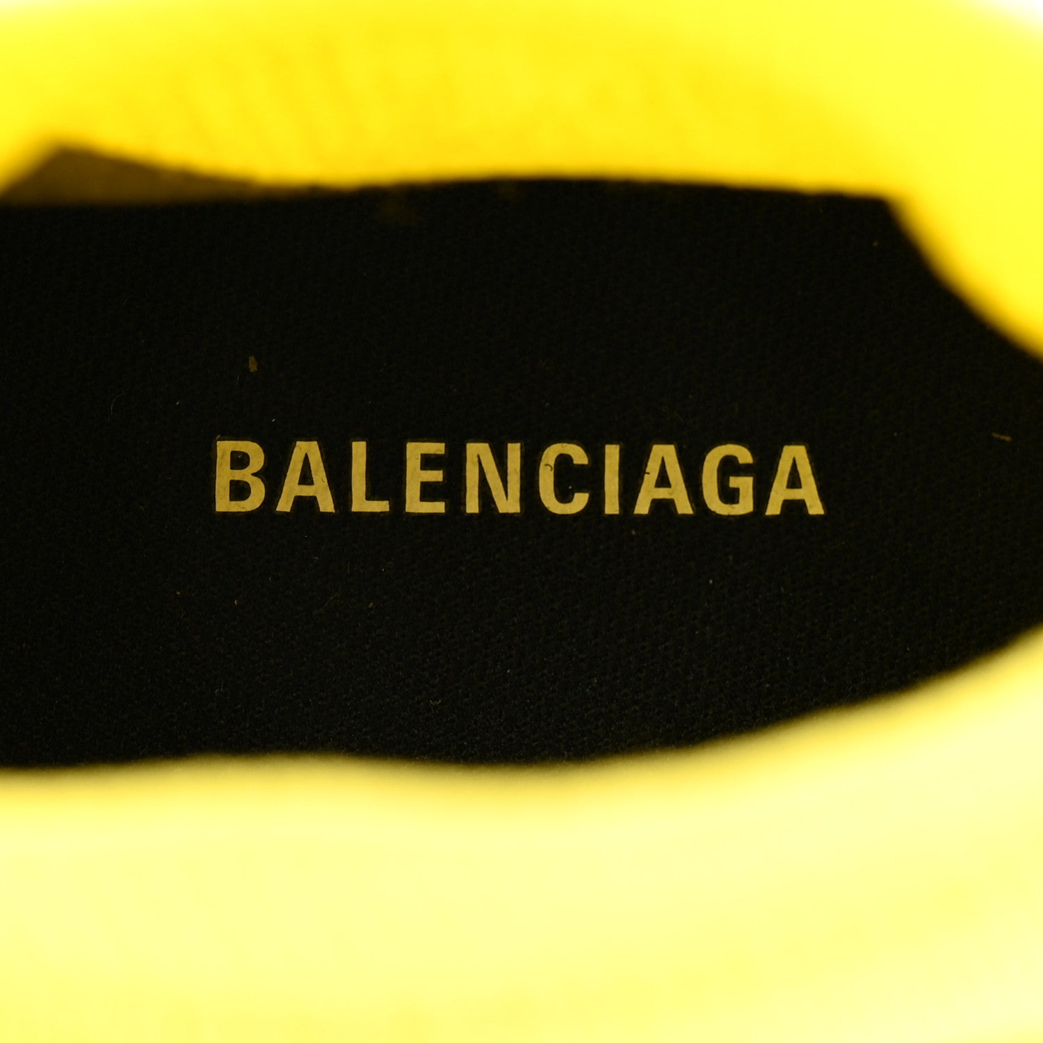 Balenciaga Ribbed Knit Womens Speed 2.0 Transparent Sole Sneakers 36 Yellow 6 of 8