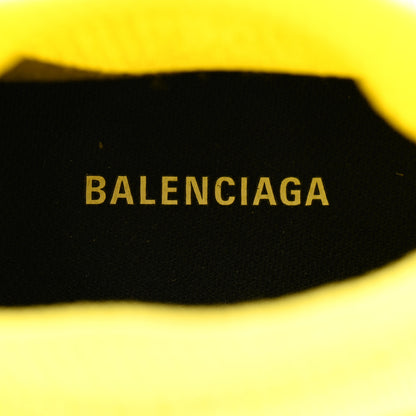 Balenciaga Ribbed Knit Womens Speed 2.0 Transparent Sole Sneakers 36 Yellow 6 of 8