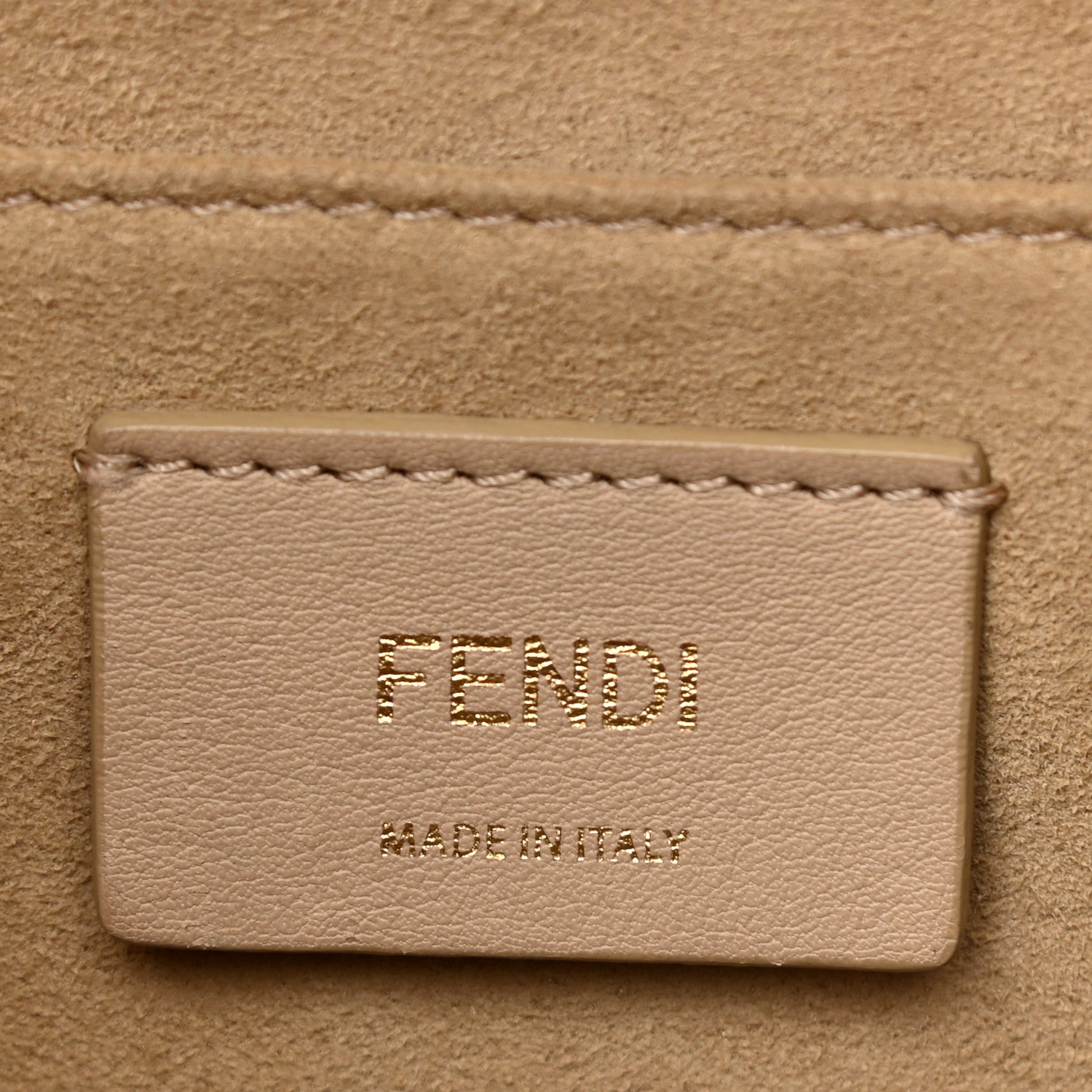 Fendi X FILA Vitello Liberty Mania Bi-Color FF 1974 Embossed Kan I Shoulder Bag White Nebula Multicolor 6 of 12