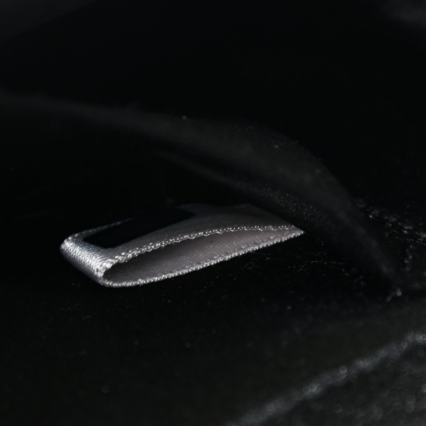 Acrylic Glitter Degrade Clutch Black Vino