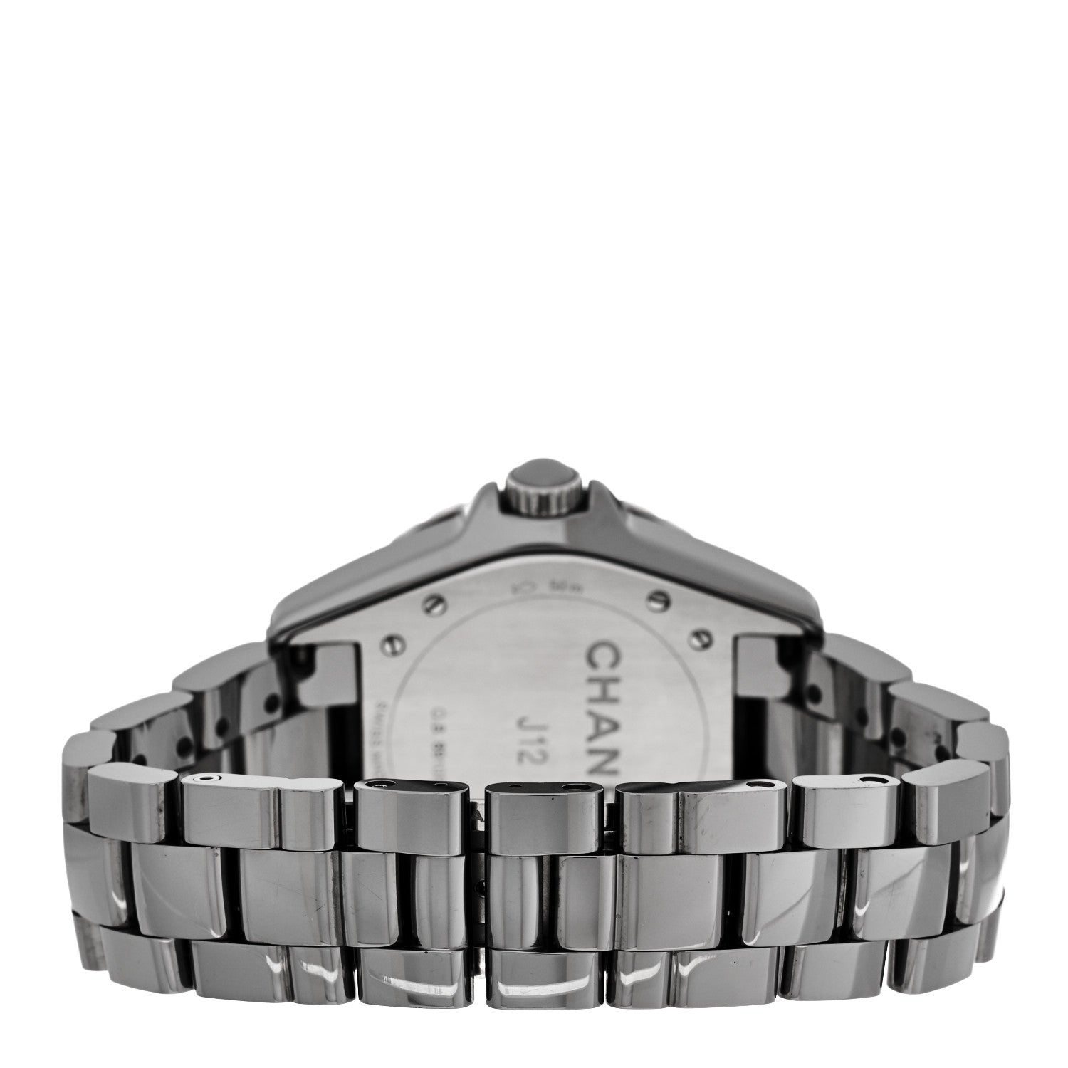 Chanel Titanium Ceramic Diamond Bezel 38mm J12 Automatic Watch 3 of 4