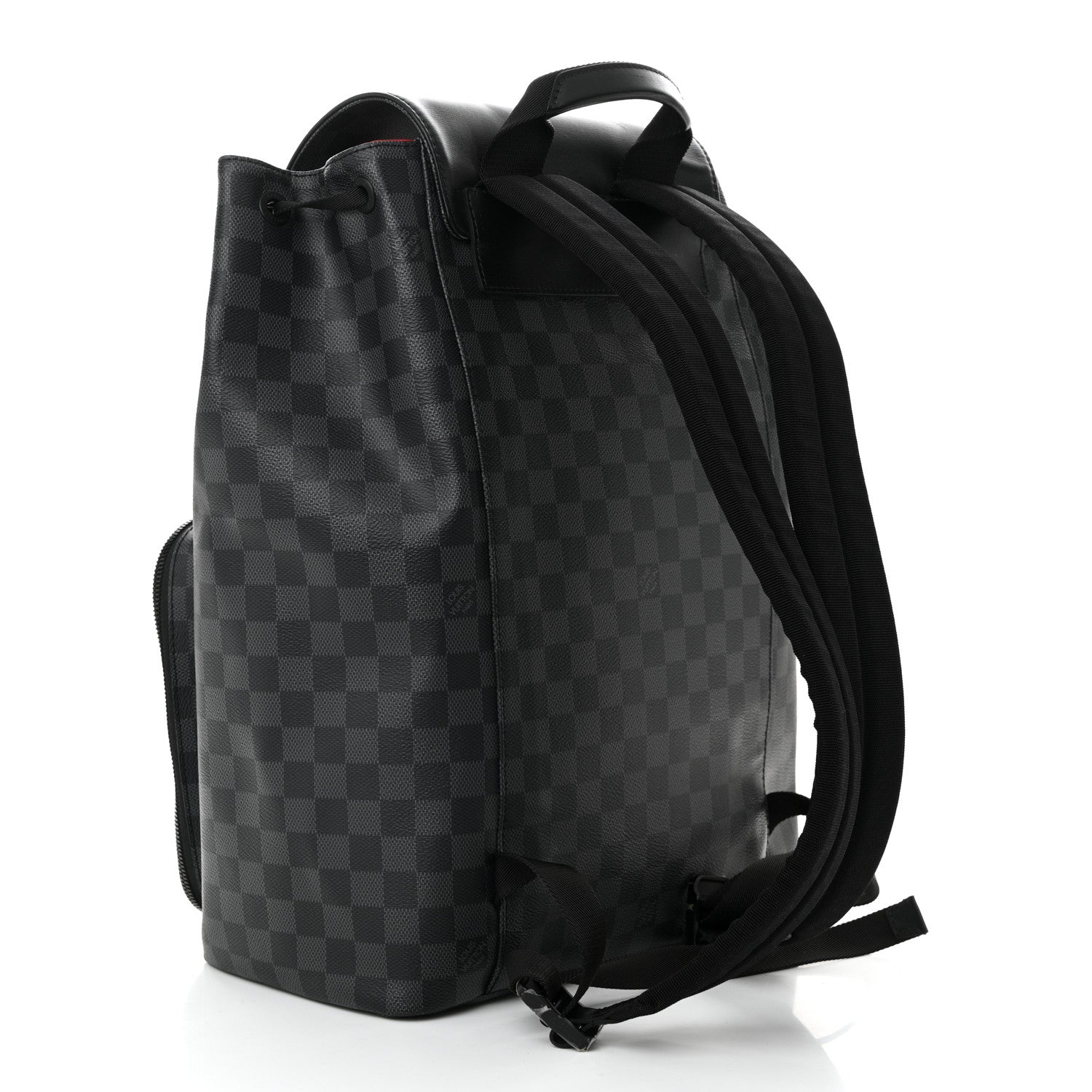 Louis Vuitton Damier Graphite Utility Backpack Red 3 of 9