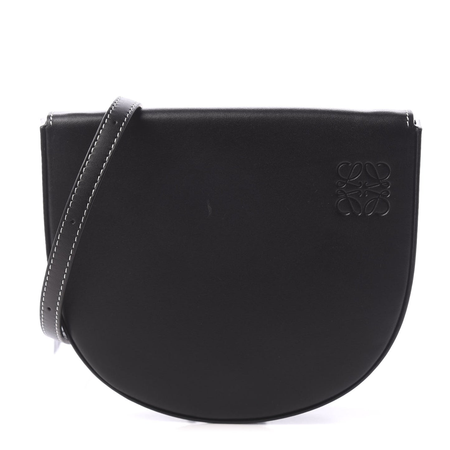 Soft Calfskin Heel Bag Black