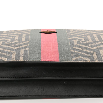 Gucci GG Supreme Monogram Caleido Web Messenger Beige Ebony 11 of 12