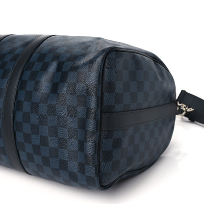 Louis Vuitton Damier Cobalt Keepall Bandouliere 45 8 of 9