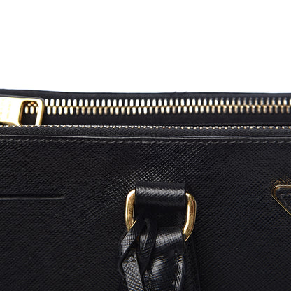 Prada Saffiano Large Galleria Double Zip Tote Black 11 of 20
