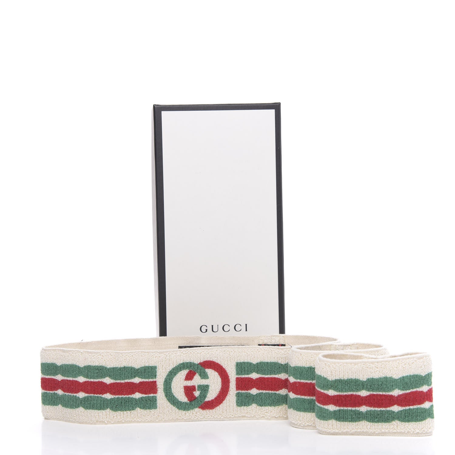 Gucci Cotton Interlocking G Headband and Wrist Set M Multicolor 4 of 4