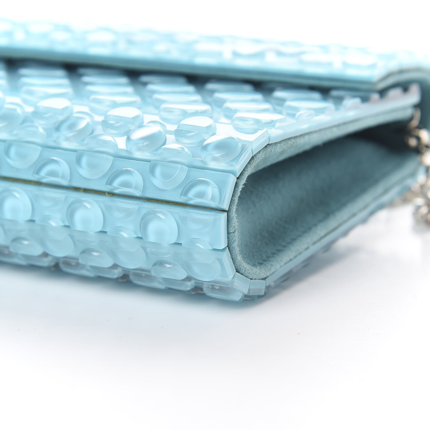 Jimmy Choo Acrylic Bubblewrap Candy Clutch Malibu 9 of 11