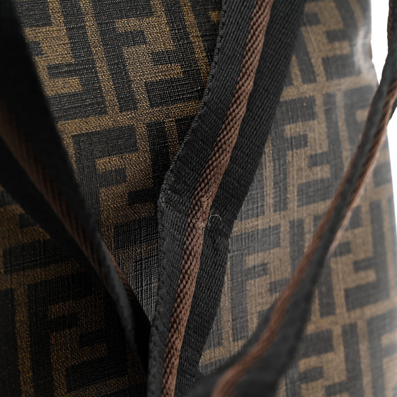 Fendi Zucca Spalmati Messenger Bag Tobacco 12 of 13
