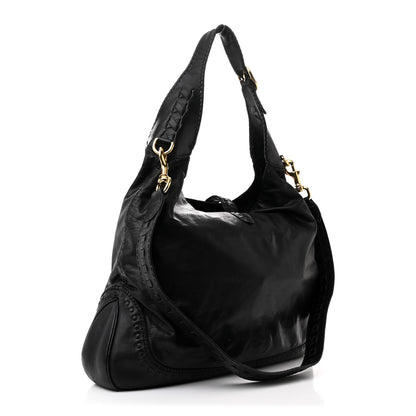 Gucci Calfskin Large New Jackie Hobo Black 3 of 12