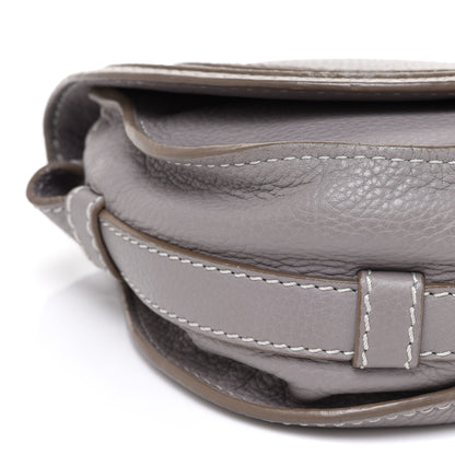 Chloe Calfskin Mini Marcie Round Crossbody Bag Cashmere Grey 9 of 12