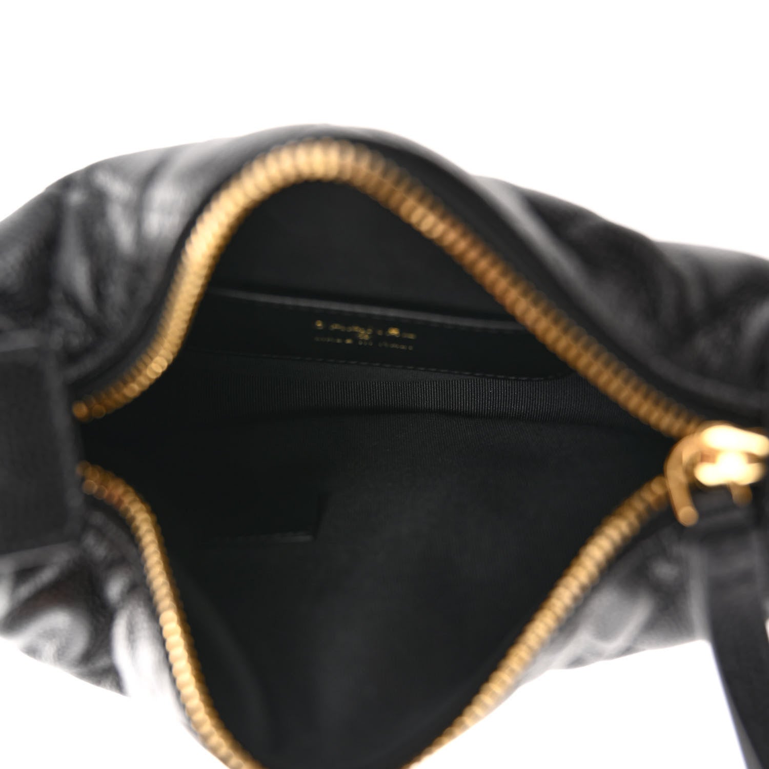 Chanel Caviar Quilted Polly Pocket Pouch Hobo Black 5 of 9